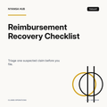 Marketplace Reimbursement Recovery Checklist — Nyansa Hub