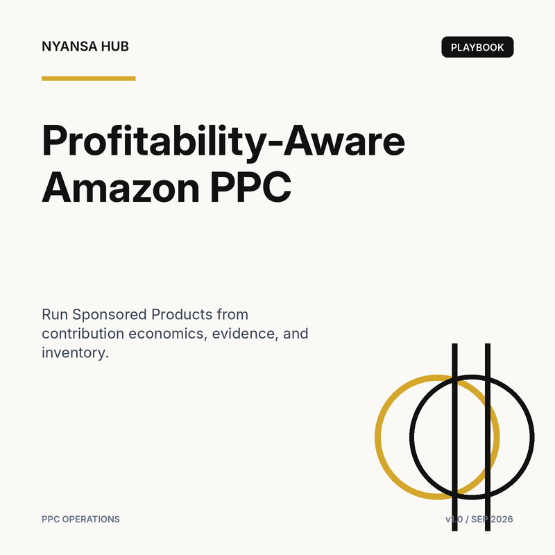 Profitability-Aware Amazon PPC Playbook — Nyansa Hub